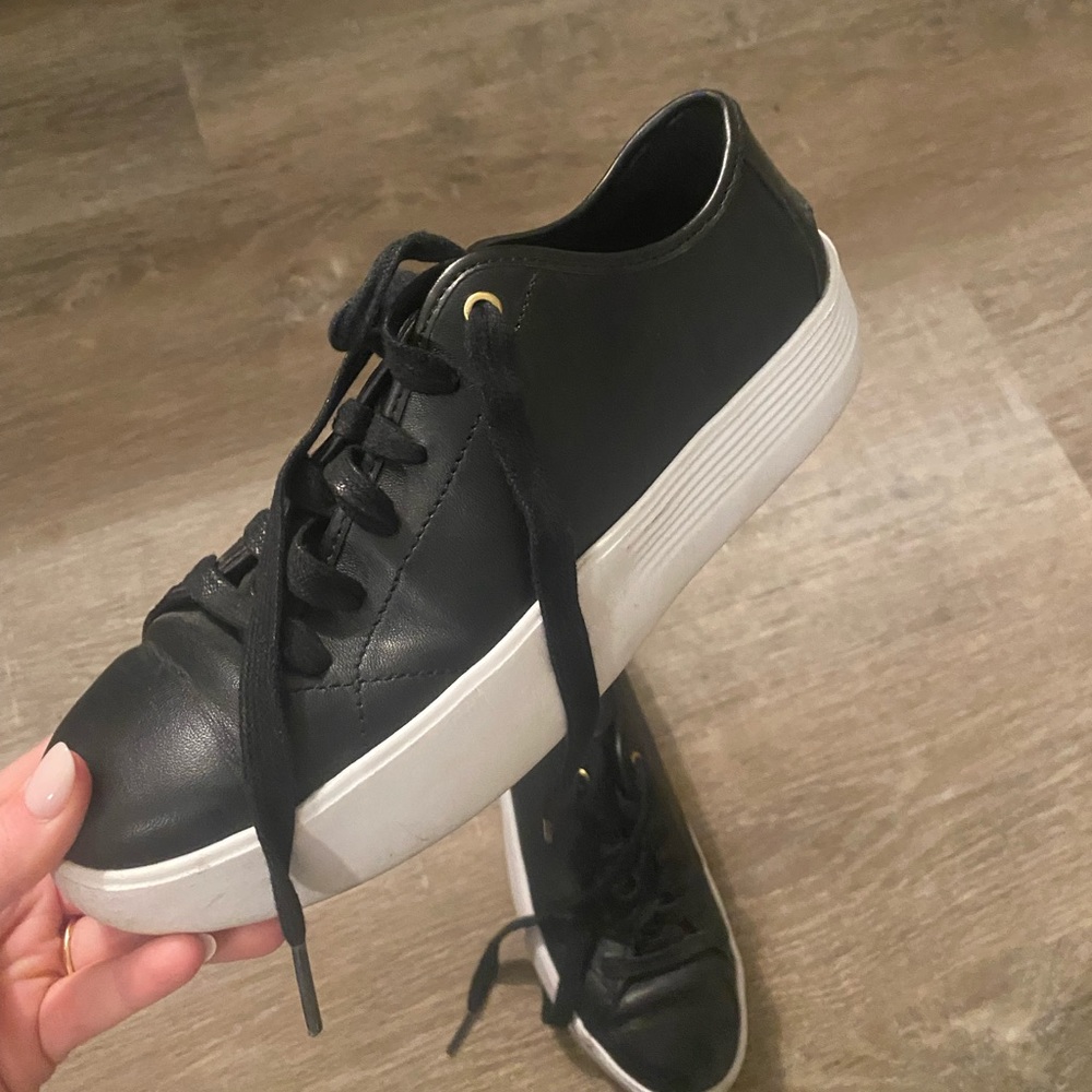 Cole Haan Black Platform Sneaker